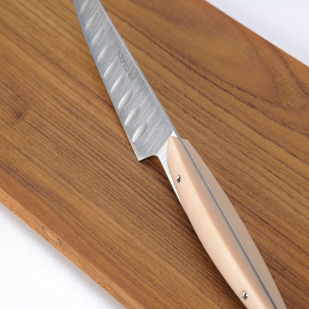 Couteau Jaku grand office - manche micarta beige