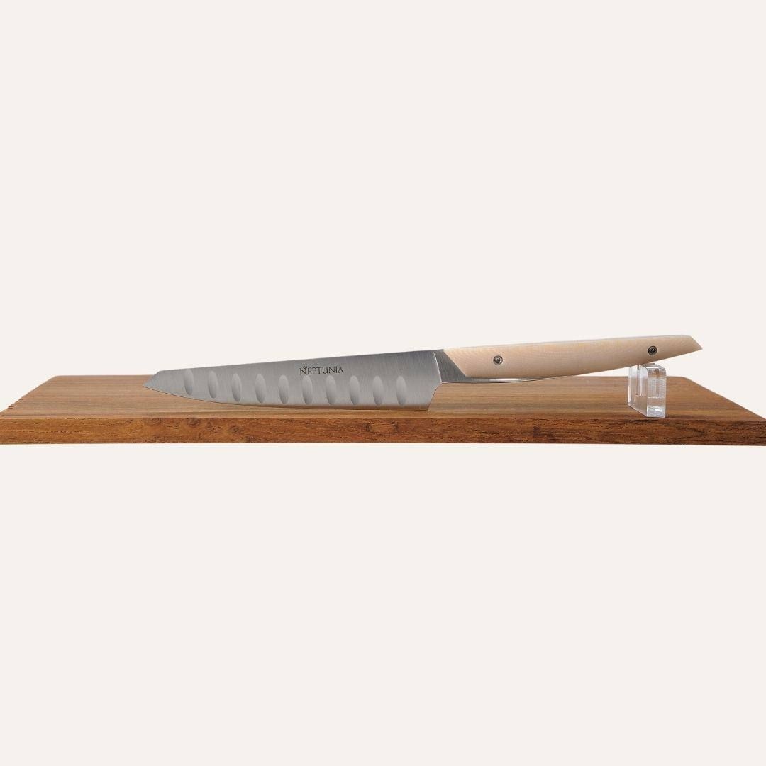 Jaku large office knife - beige micarta handle