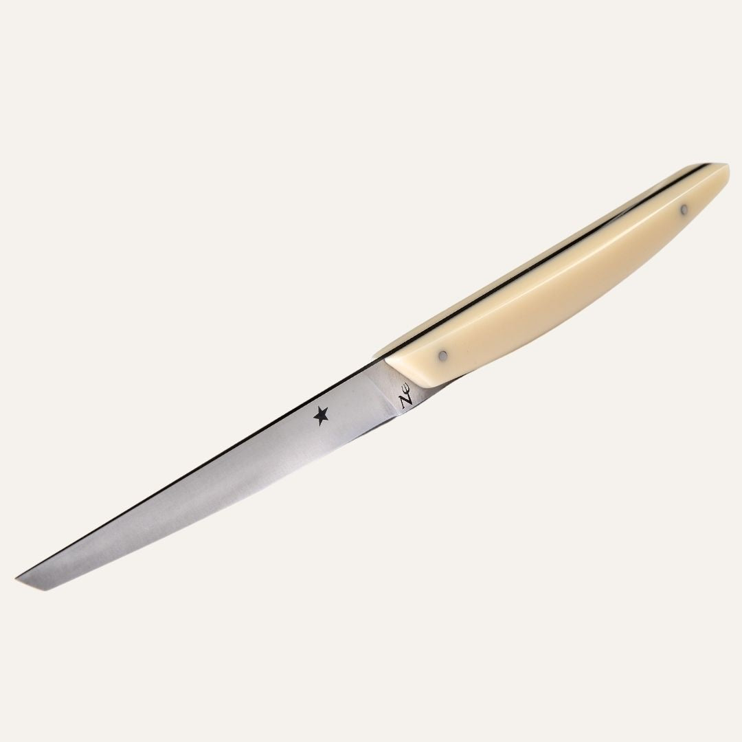 Couteau Star - Manche en Nacrine beige