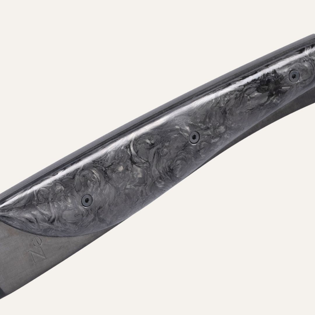 Gabier knife - Carbon handle and PVD-treated blade