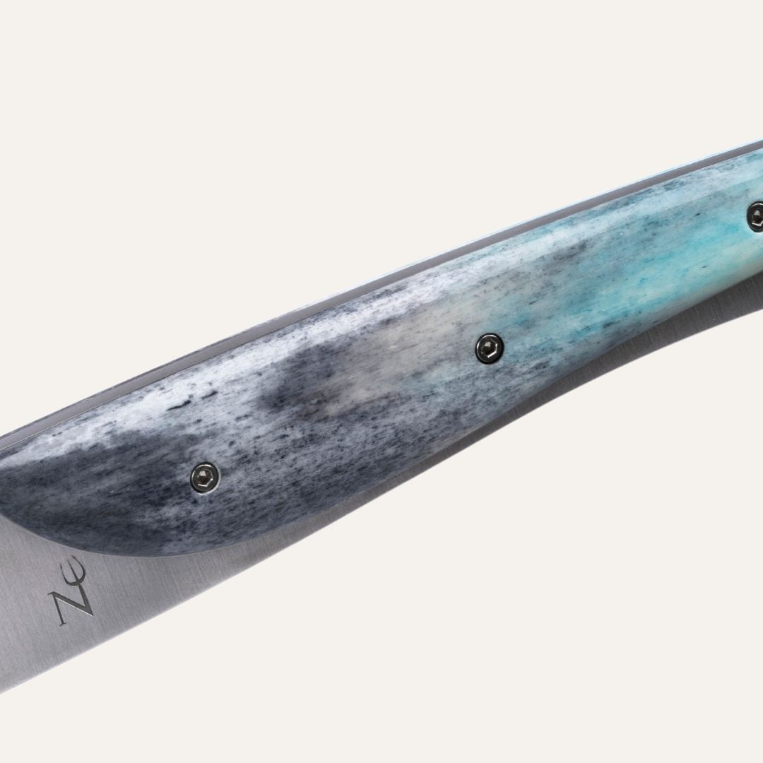 Gabier knife - Stabilized bone handle
