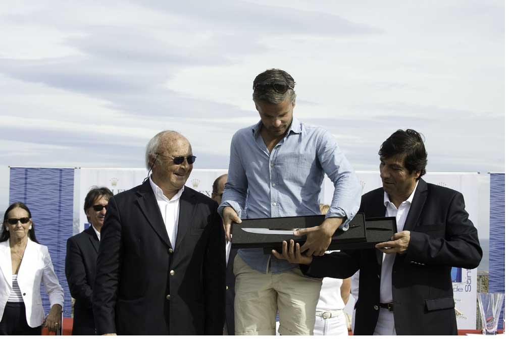 Remise du Sabre Tuiga — Trophée Voiles de Saint-Tropez — Neptunia
