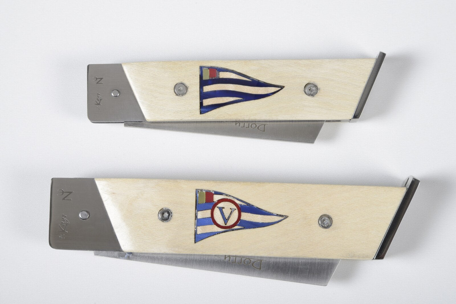 Dorry marqueterie — Société Nautique de Genève — Neptunia