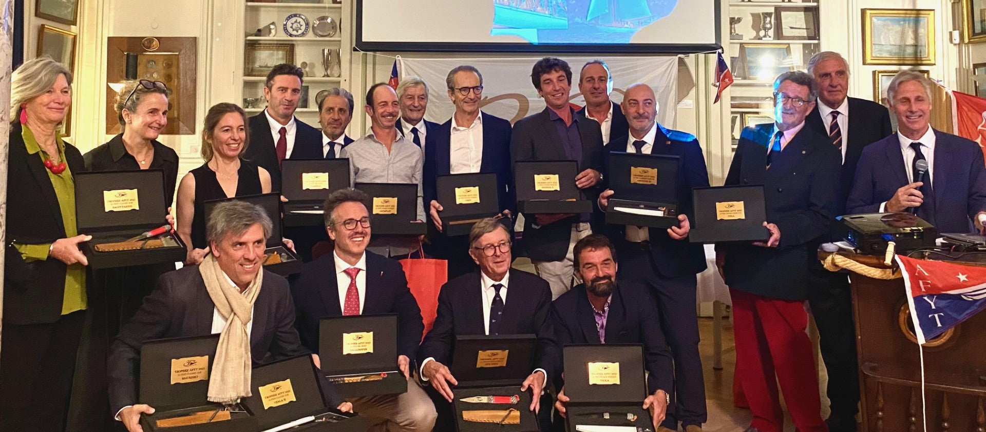30 ans de l'AFYT — remise des trophées au Yacht Club de France — Neptunia